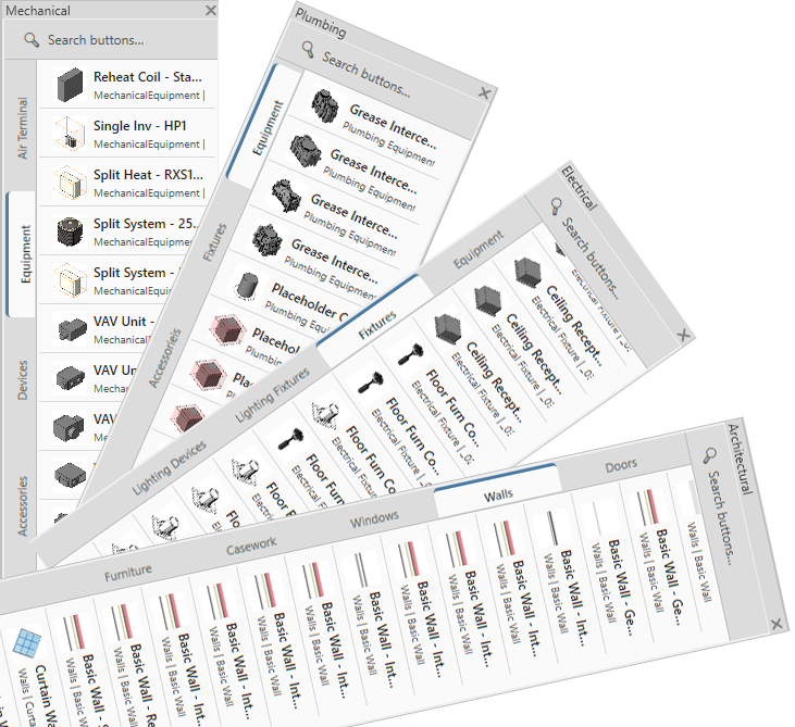 BIMGrove Palette Project feature preview